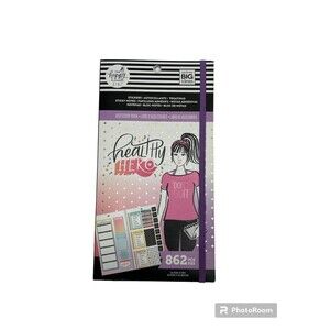 happy planner sticker book